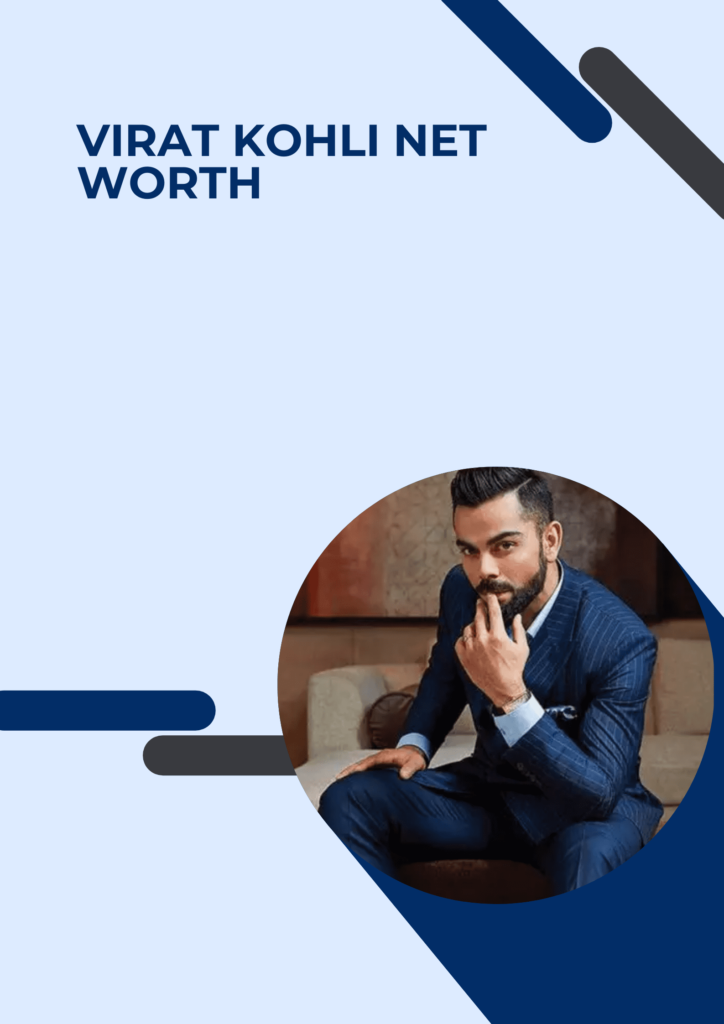 Virat Kohli Indian Cricketer Net Worth